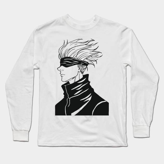 Gojo Satoru Long Sleeve T-Shirt by Sobalvarro